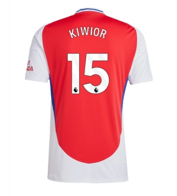 Arsenal Jakub Kiwior #15 Hemmatröja 2024-25 Kortärmad